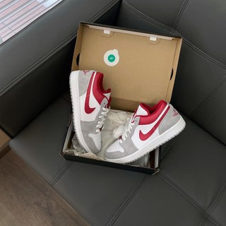 GIÀY JD1 LOW GREY RED XÁM DA LỘN SC [ FULL BOX + FREE SHIP ]