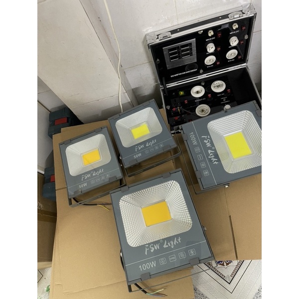 ĐÈN PHA ĐIỆN  LOẠI TỐT CHẤT LƯỢNG CAO CÔNG SUẤT 50W - 100W BH 1 NĂM ĐỔI MỚI