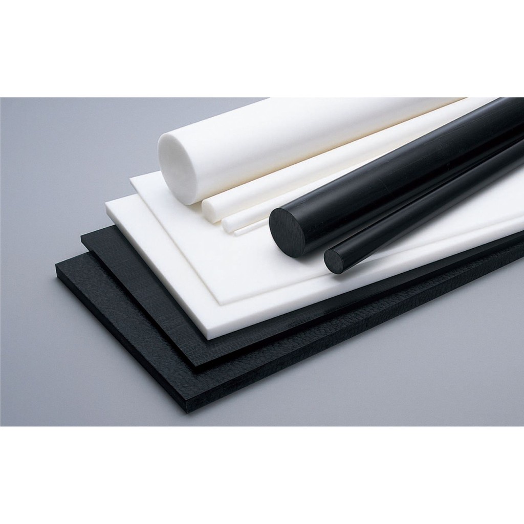 Cây Nhựa Pom Tròn Đặc Đường Kính D6, D10, D15, D20, D30, D40 - Nhựa Pom Cây Tròn Đặc Dài 50cm - Màu Đen