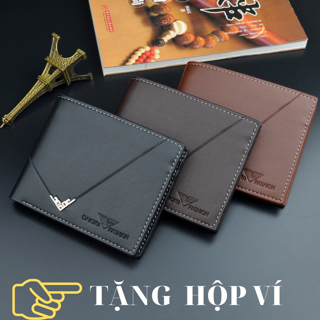ví Bóp nam đẹp kiểu ví Hàn Quốc da mềm CÓ NGĂN KÉO TRONG