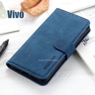 Vivo V30e 5G V30 V29e V29 V27e V25 Pro V25e X80 Pro V23 Y33s V23e X70 Pro V21 V20 SE Bao Da Điện Thoại Nắp Gập Có Ngăn Đựng Thẻ Vivo