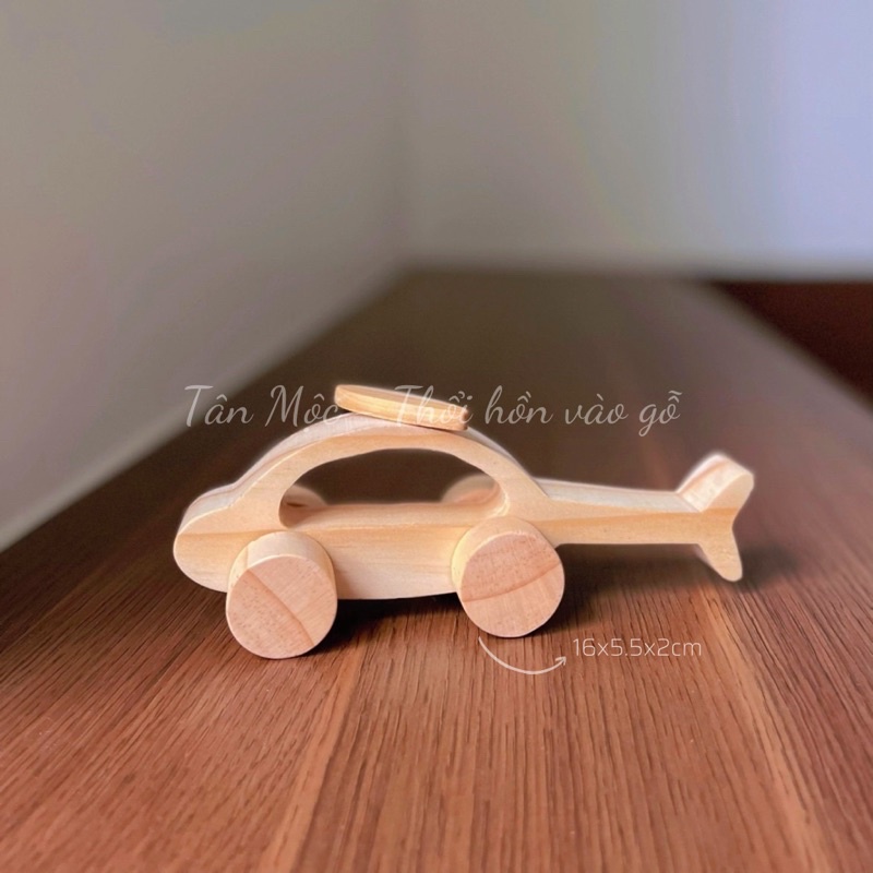 Máy bay đồ chơi bằng gỗ cho bé