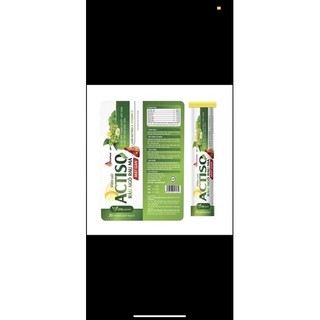 Viên sủi actiso râu ngô, rau má, giúp mát gan, giải độc
