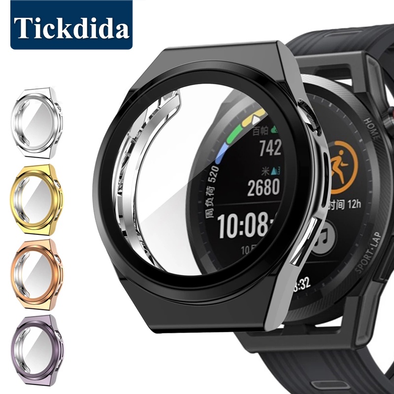 Ốp Lưng TPU Mềm Cho Huawei Watch GT 3 SE Pro GT3 Pro 43mm 46mm GT 2 Ốp Lưng Full Cover Silicone Bảo 