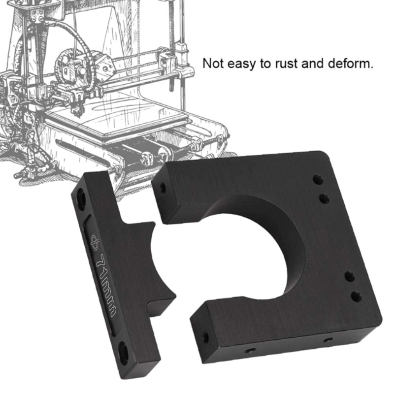 Giá Đỡ Động Cơ Trục Nhôm CNC 71mm 71mm Cho Máy Khắc CNC Router ID 71mm