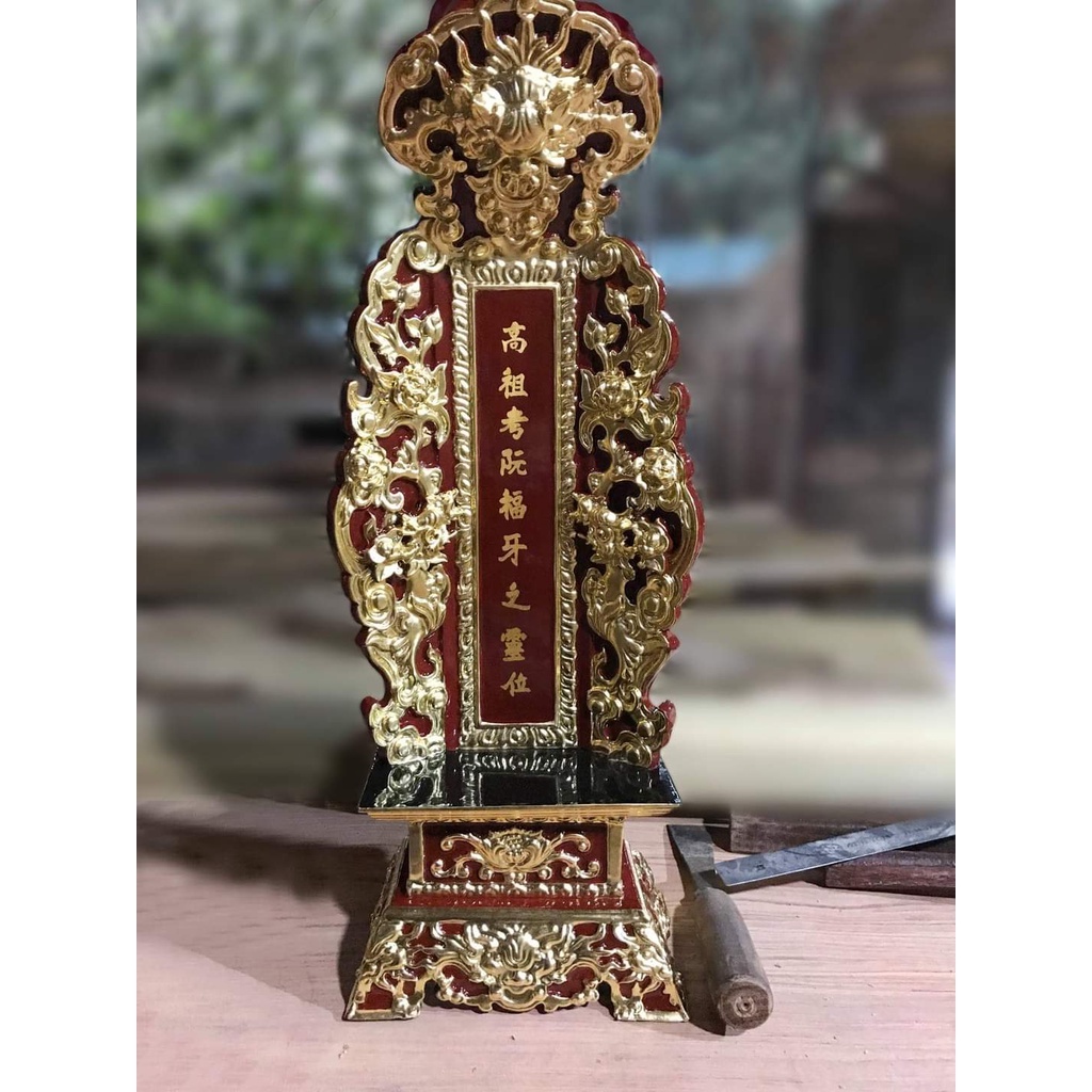 Bài Vị Thờ Gỗ Mít Sơn Son Thếp Vàng Giá Giá Gốc Tại Xưởng Ở Sơn Đồng Hà Nội