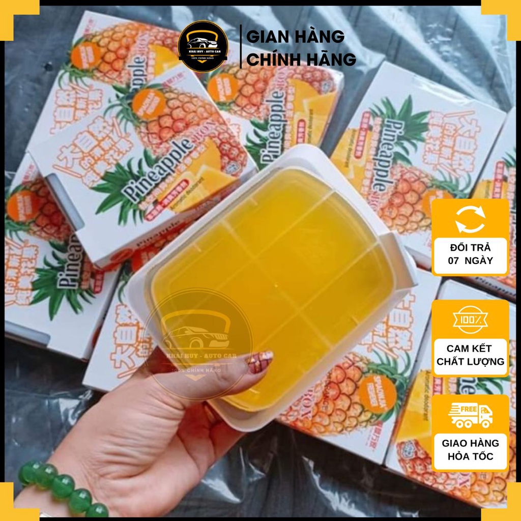 Mẫu mới sáp thơm hương dứa - dâu tây - nhài - bạc hà trên xe ô tô cực thơm hàng trung nội địạ