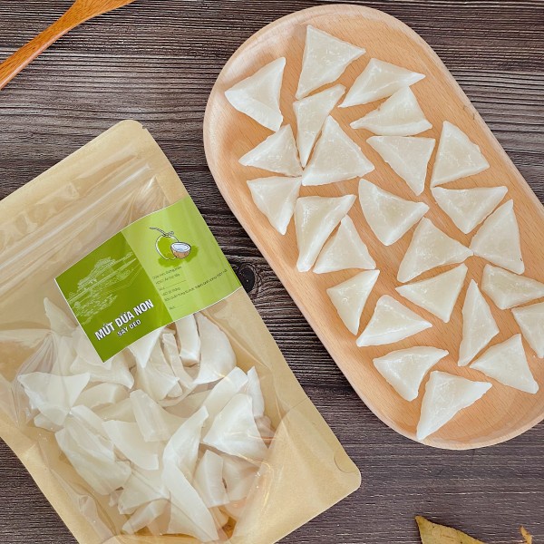 Mứt dừa non sấy dẻo 500g, món mứt thời hiện đại luôn cháy hàng