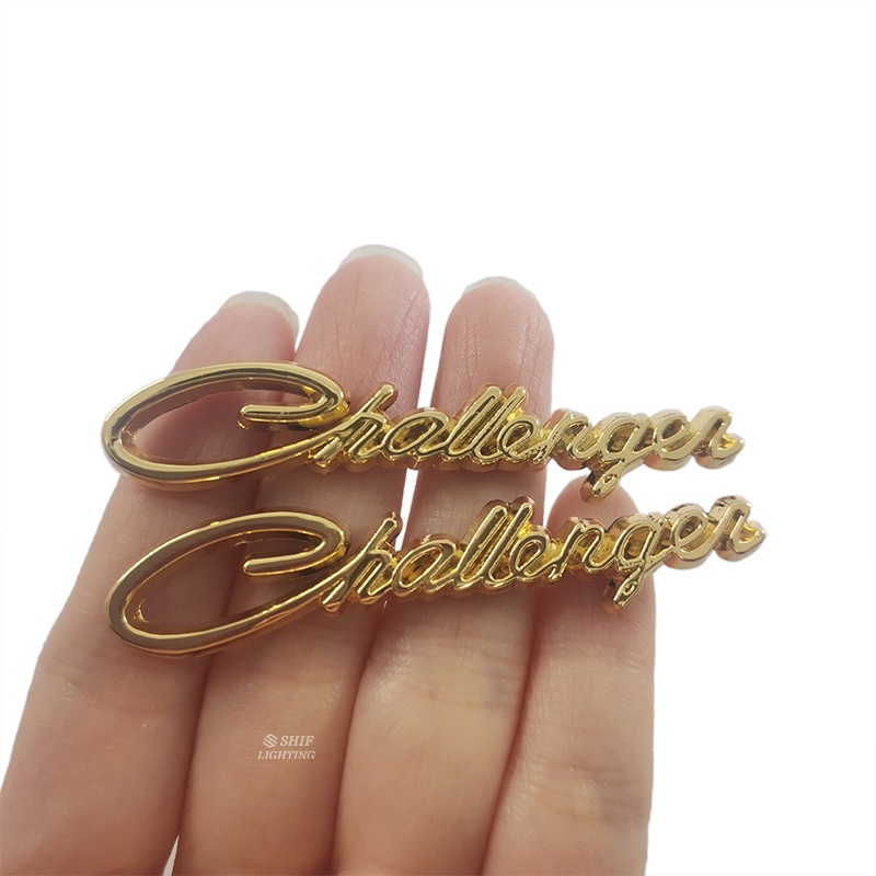 FENDER Set 2 Đề Can Dán Trang Trí Xe Hơi DODGE CHALLENGER Màu Vàng / Đỏ / Đen