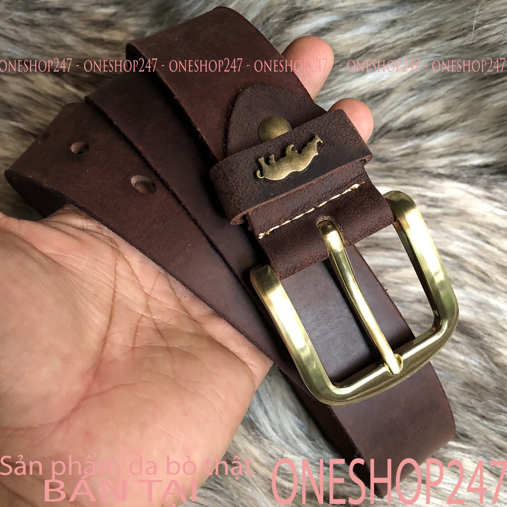 Thắt lưng nam nguyên sợi chắc chắn bền đẹp A91TL, 100% da bò thật