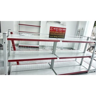 Kệ siêu thị đôi 2 mặt
