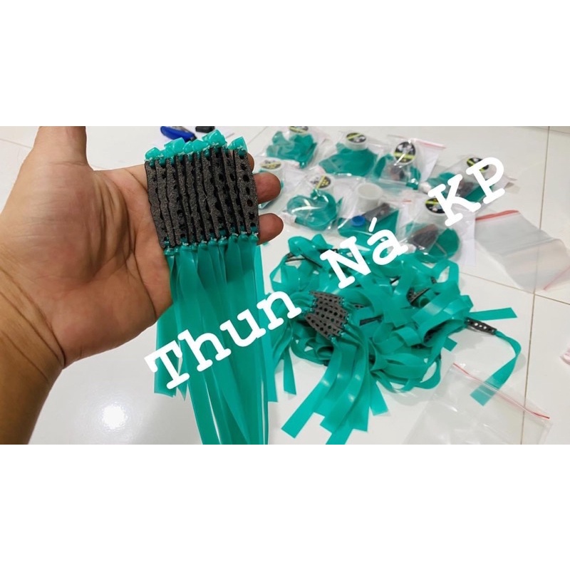 Dây ná cao su Xanh Ngọc kéo full tay 0.55, thun bộ cột thủ công