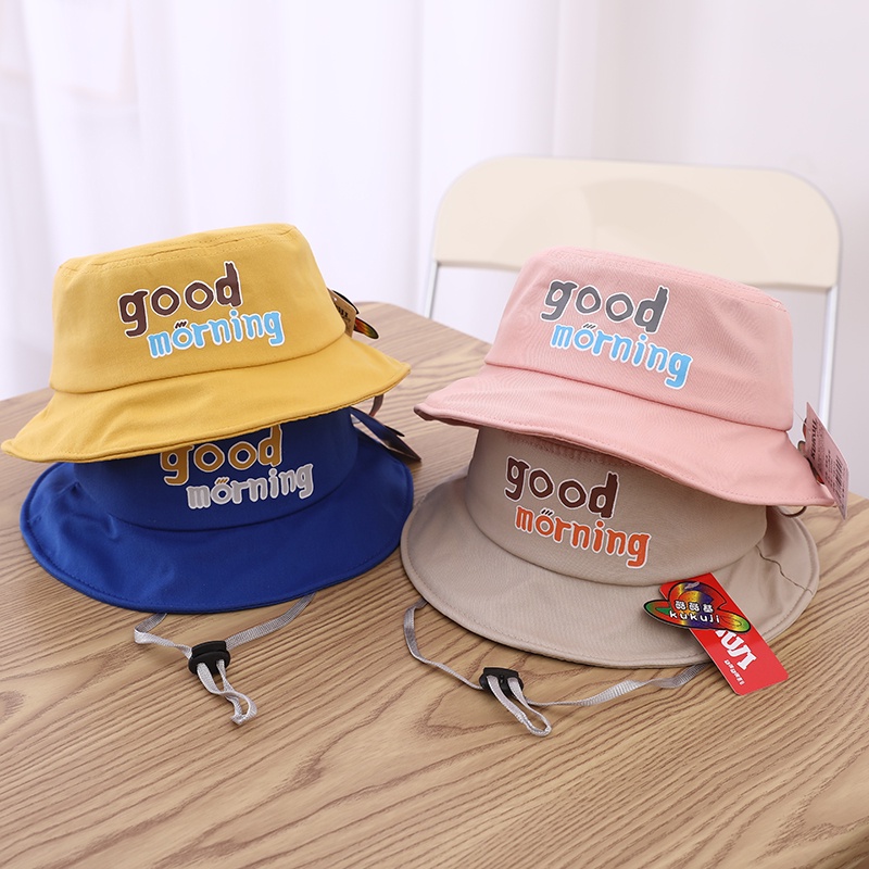 Mũ Tai Bèo Chống Nắng In Họa Tiết Gấu Hoạt Hình Dễ Thương Thời Trang Mùa Xuân Cho Bé Trai Và Gái