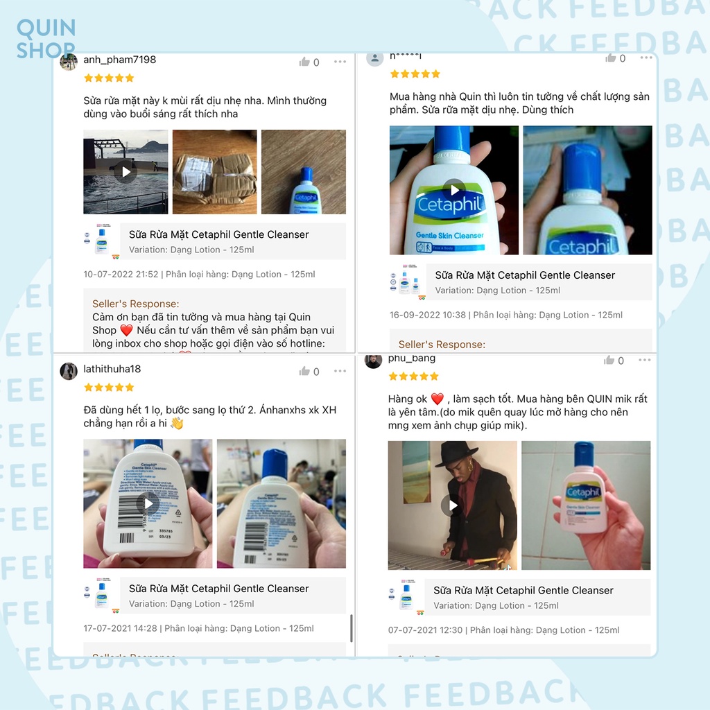 Sữa Rửa Mặt Cho Da Mụn, Nhạy Cảm Cetaphil Gentle Cleanser