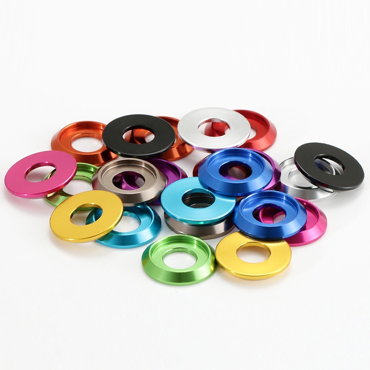 Vòng Đệm Đầu Tròn Bằng Nhôm Nhiều Màu Sắc Cho Chảo Chiên M2M3M4M5