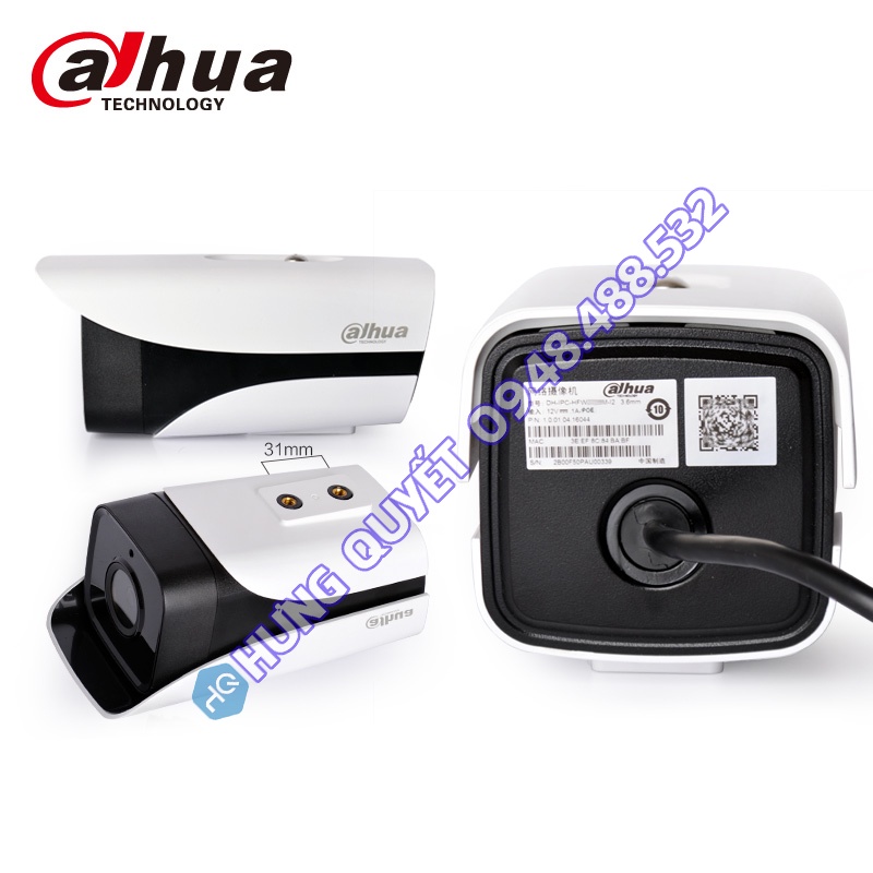 Bộ KIT Camera Poe Dahua 2Mp 4Mp tích hợp mic trong nhà ngoài trời cài đặt sẵn lắp đặt dễ dàng 4 8 16 cam