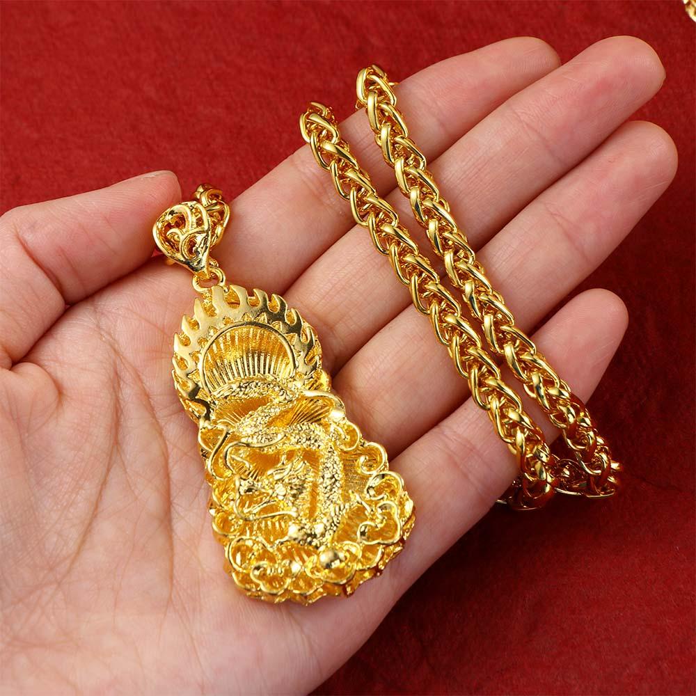 Vòng cổ Mặt Hình Xương Rắn Phong Cách Phật Giáo Trung Hoa Sang Trọng Thời Trang Cho Nam