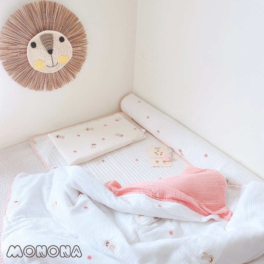Thảm điều hòa kiêm chống thấm cho bé Monona kích thước 60*120cm,thoáng mát, mềm mại, tiện lợi