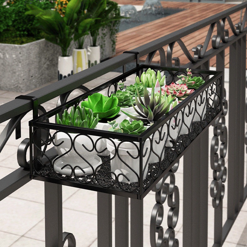 Giá kệ để chậu hoa treo ban công - Sang trọng - Tinh tế - Thẩm mỹ cao - Thép sơn tĩnh điện 5 lớp - Không vừa ý hoàn tiền