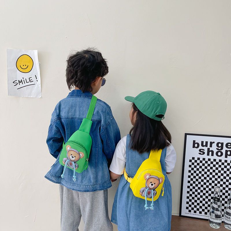 Ba Lô Mini Siêu Nhẹ Hình Gấu Dễ Thương Cho Bé 1-3 Tuổi