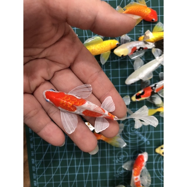 Mô hình cá chép trang trí tiểu cảnh mini