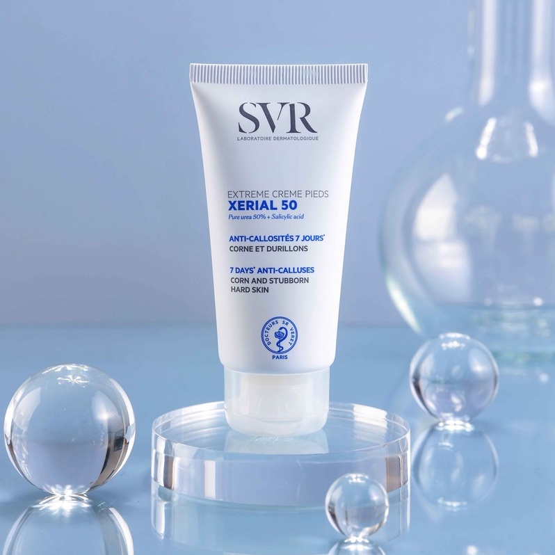 Kem dưỡng da hỗ trợ làm mờ vết chai ở bàn chân, bàn tay và khuỷu tay SVR XERIAL 50 EXTREME CREME PIEDS 50ml