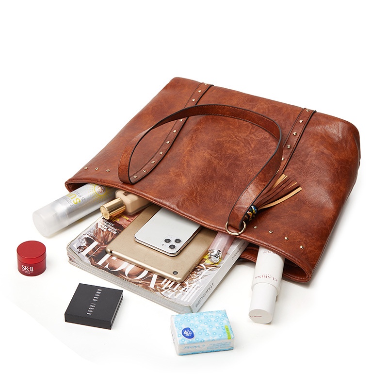 M97-Túi Xách Nữ Sức Chứa Lớn Phong Cách Retro Thời Trang Mới