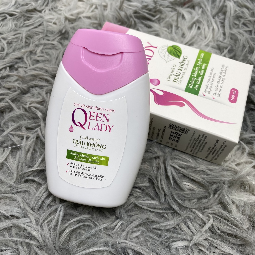 Ddvs phụ nữ QEEN LADY, dung dịch vệ sinh phụ nữ chiết xuất từ trầu không giúp kháng khuẩn, sạch sâu an toàn và dịu nhẹ