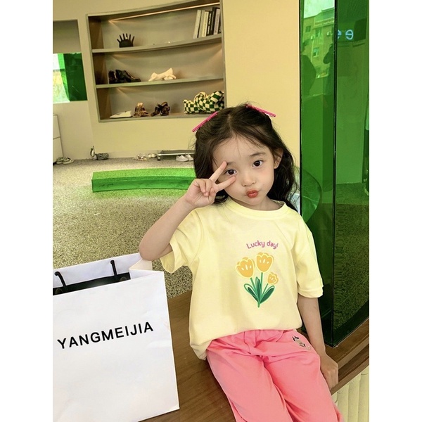 Mebeanhshop -  Áo thun bé gái siêu dễ thương từ 9-30kg