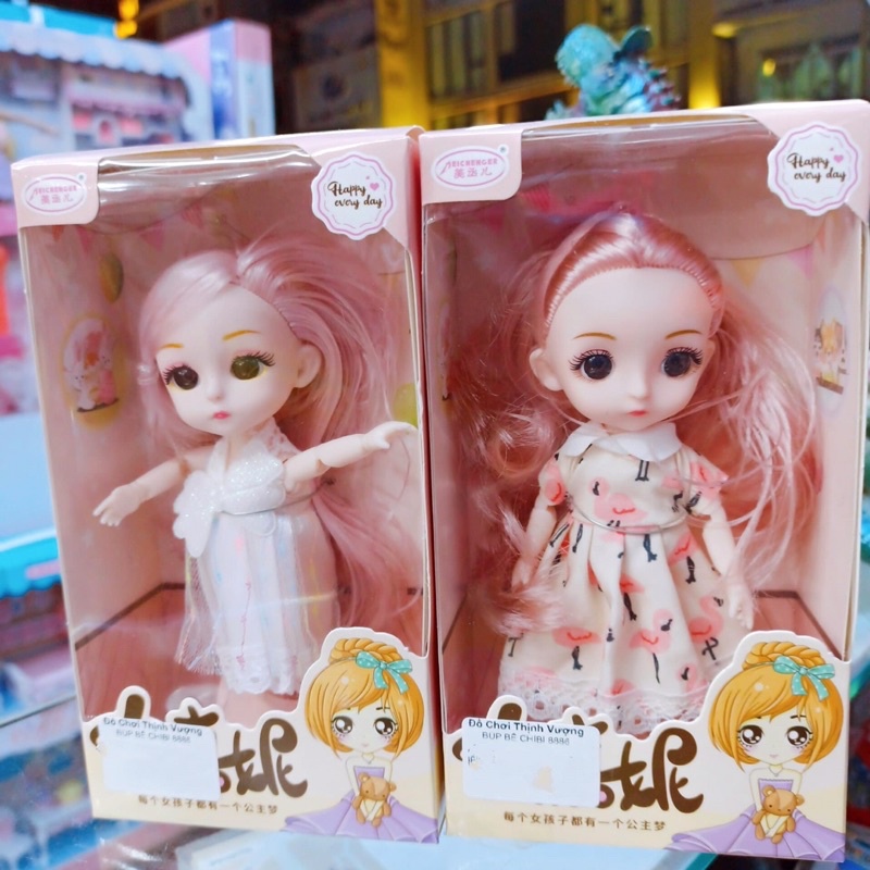 BỘ ĐỒ CHƠI BÚP BÊ CHIBI 8886