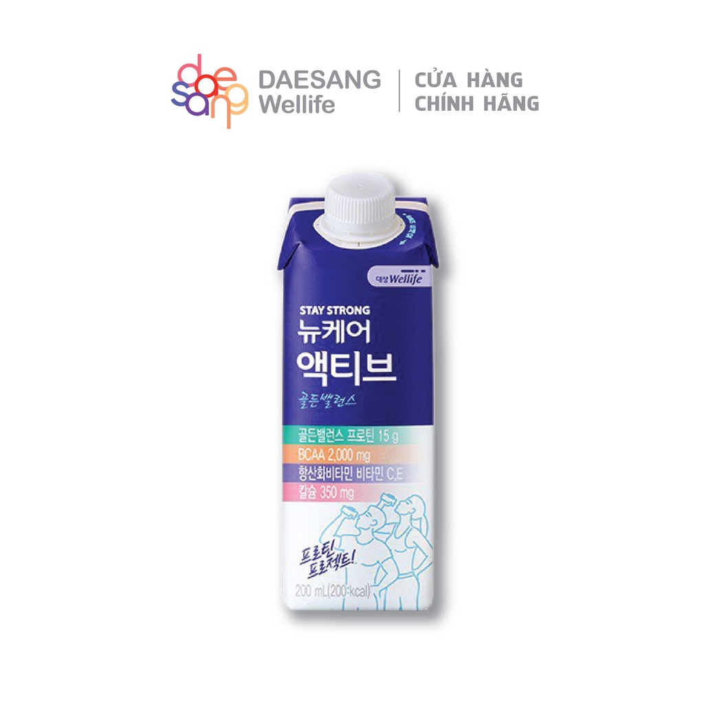 Sữa dinh dưỡng Nucare bổ sung protein DAESANG WELLIFE Nucare active 200ml