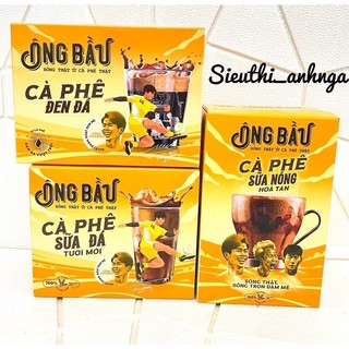 Cà phê sữa đá ông bầu hộp vàng 240g