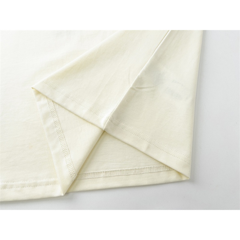 L - V - - Áo Thun Tay Ngắn In logo Biểu Tượng Chữ Cái Vẽ Tay Đơn Giản Tinh Tế Phong Cách Đường Phố Cao Cấp