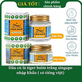 Cù là tiger balm trắng singapore -nhập khẩu 19.4g