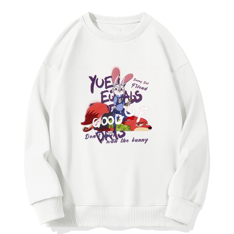 NRVP Áo Khoác Thể Thao Tay Dài Dáng Rộng In Hình Thỏ Năm Mới 2023 Phong Cách Trung Hoa Hàn Quốc Cho Nữ