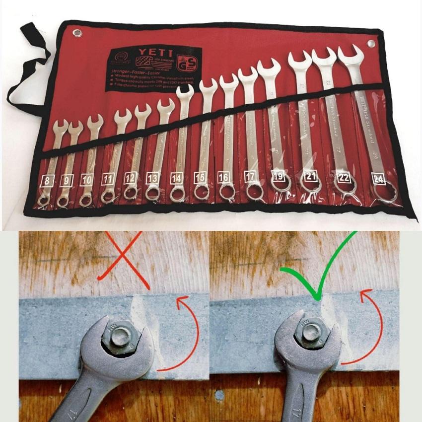 Bộ Cờ Lê 14 món từ 8mm-24mm