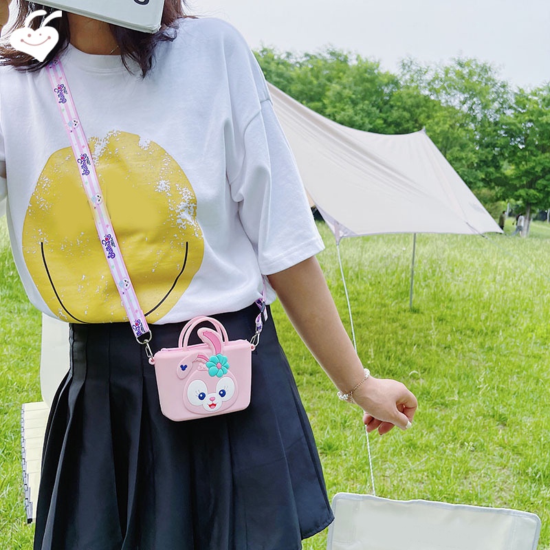 Túi Silicone Đeo Chéo Hình Thỏ Con Xinh Xắn Cho Nữ