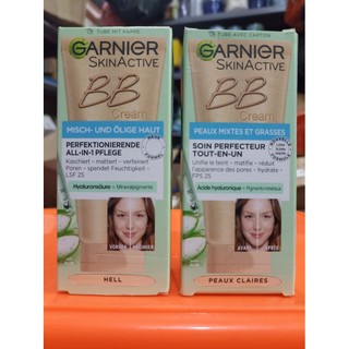 Kem nền Garnier BB cream All in 1 tông sáng, hàng Đức