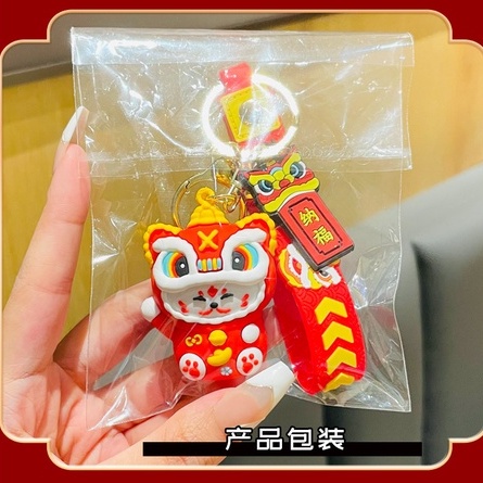 Móc Khóa Hình Sư Tử May Mắn Dễ Thương