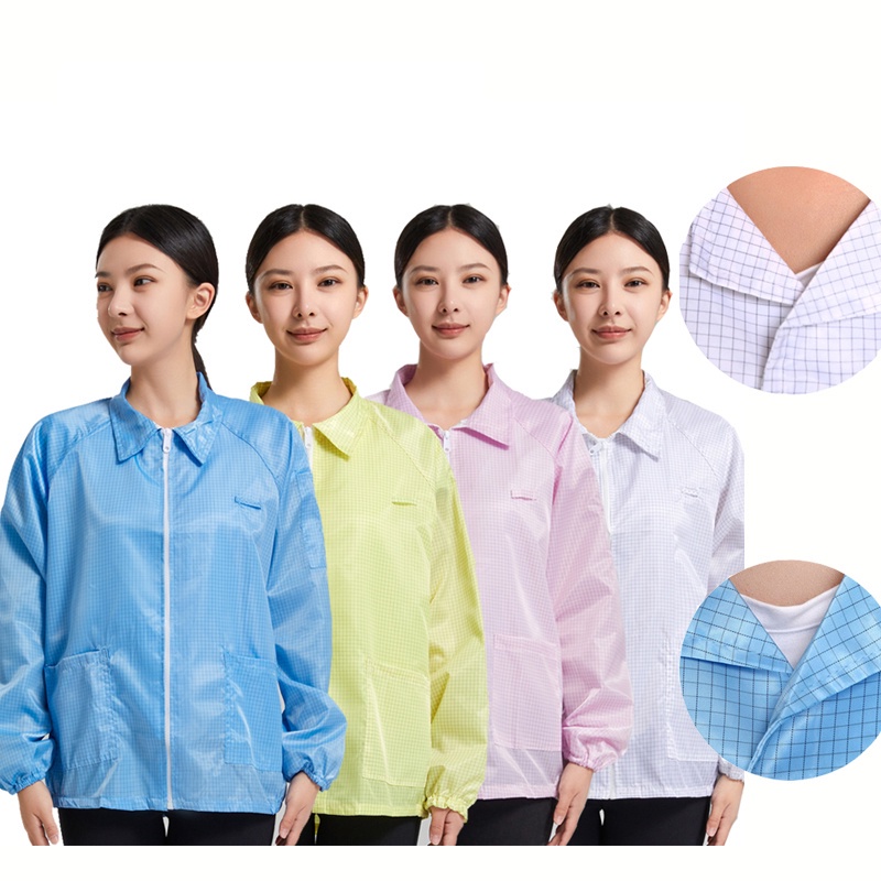 Quần áo chống tĩnh điện và bụi cho nhà máy Foxconn - Giao hàng trong 24 giờ