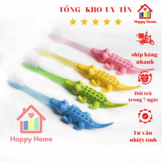 Bàn chải đánh răng cho bé lông siêu mềm, bàn chải đánh răng trẻ em Happy Home
