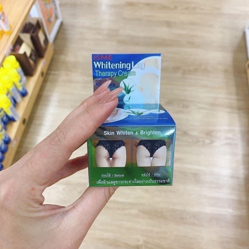 01 Kem Dưỡng Trắng Giảm Thâm Vùng Mông ISME WHITENING 50gr Thái Lan