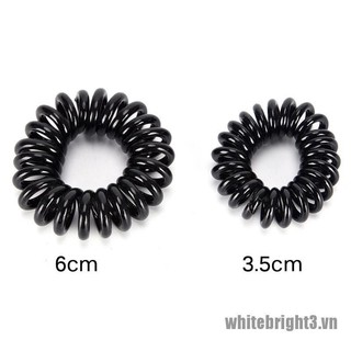 Dây cột tóc lò xo size mini màu đen