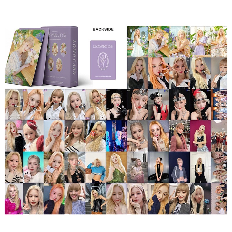 Hộp 55 Tấm Thẻ Hình LOMO  I-DLE Photocards 2023