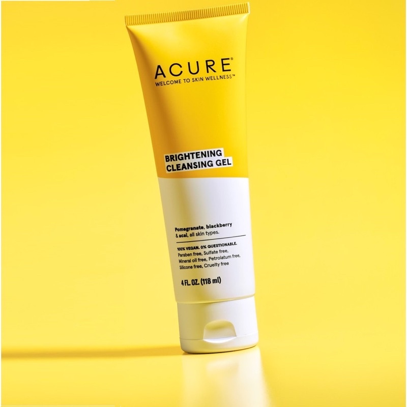 Gel rửa mặt sáng da Acure Brightening Cleansing Gel 118ml