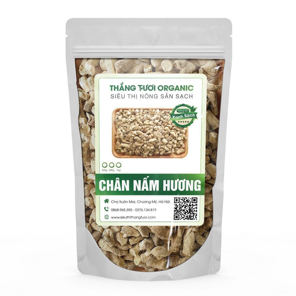 Chân nấm hương khô thơm ngon làm ruốc chay và các món xào chay