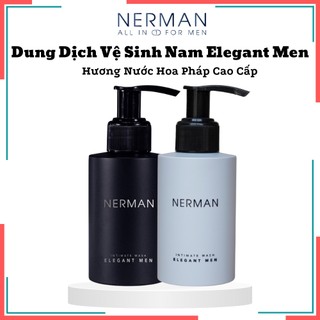 Dung Dịch Vệ Sinh Nam Giới Nerman Elegant Men Intimate Wash Hương Nước Hoa Nam Cao Cấp 100ml/chai - Chính Hãng
