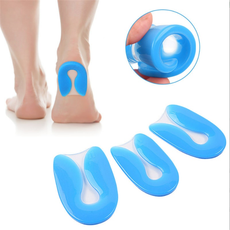 1 Cặp Đệm Silicone Gel Lót Gót Chân Hình Chữ U Giảm Đau