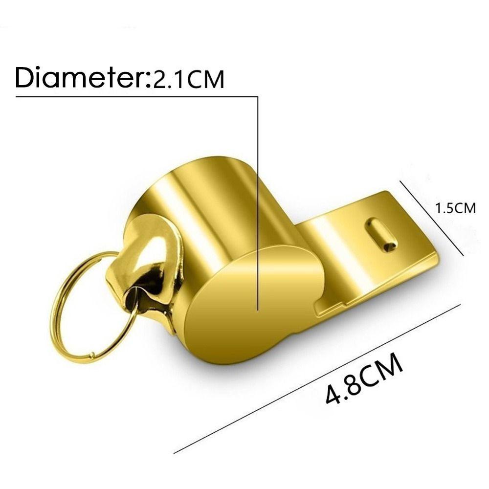 MUVAKO Bộ 2 Còi Thổi Bằng Thép Không Gỉ Chất Lượng Cao