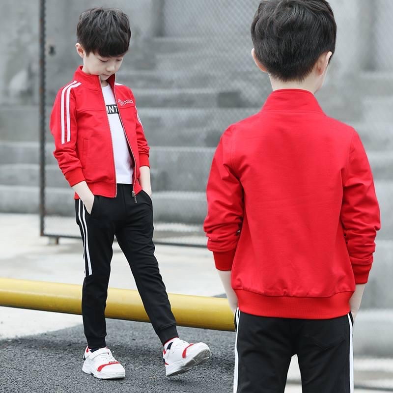 Bộ Đồ Nam Cho Bé - Bộ Nỉ Nam Thu Đông Thể Thao Chất Nỉ Umi Cao Cấp